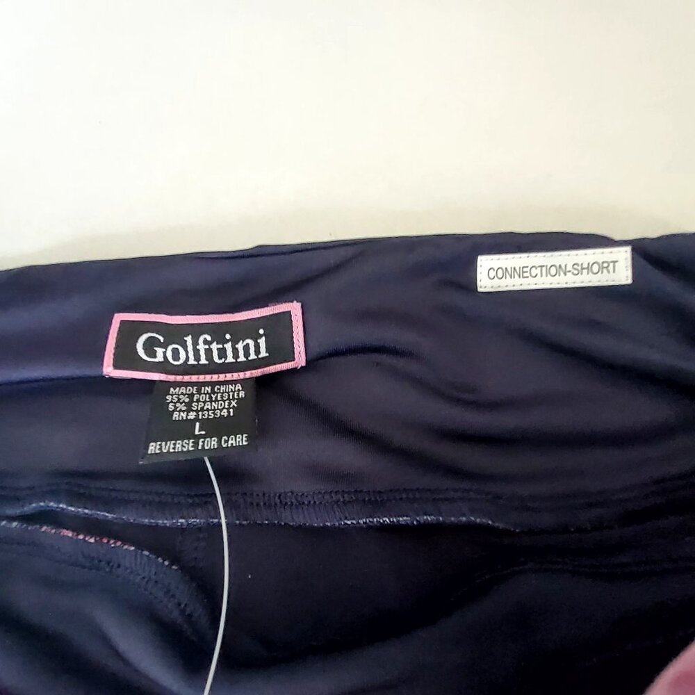 Golftini Golf Skort With Colorful Stripe Pattern Pink Label Size L Connection- - Picture 10 of 12